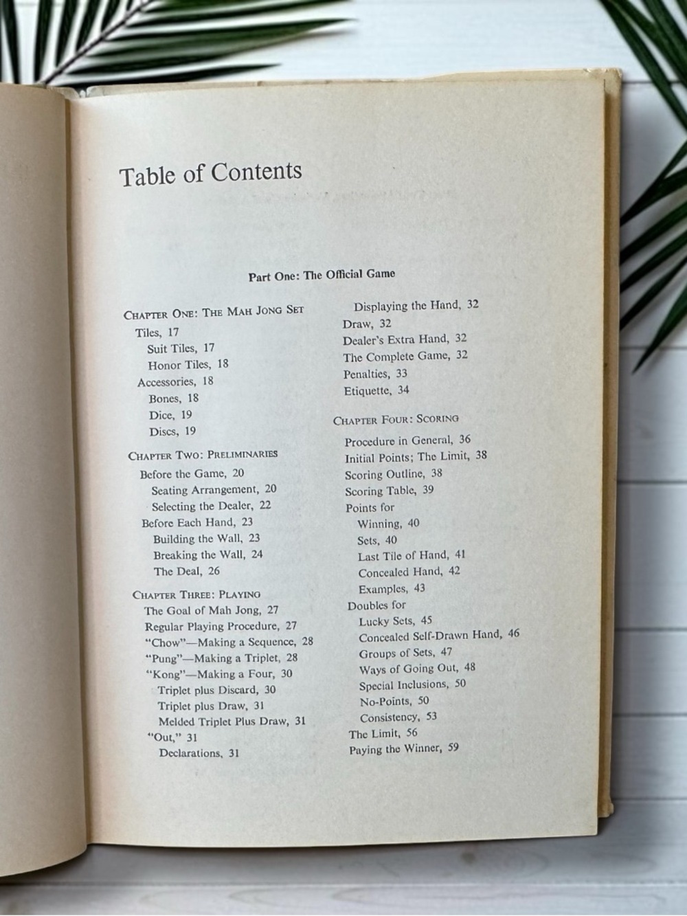 Vintage Mah Jong Handbook Hardcover Eleanor Noss Whitney Tuttle Mahjong Guide - Picture 8 of 12